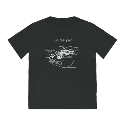 Fish Feel Pain T-Shirt - Unisex Rocker T-shirt - Graphic Tee - Fish are not vegetables