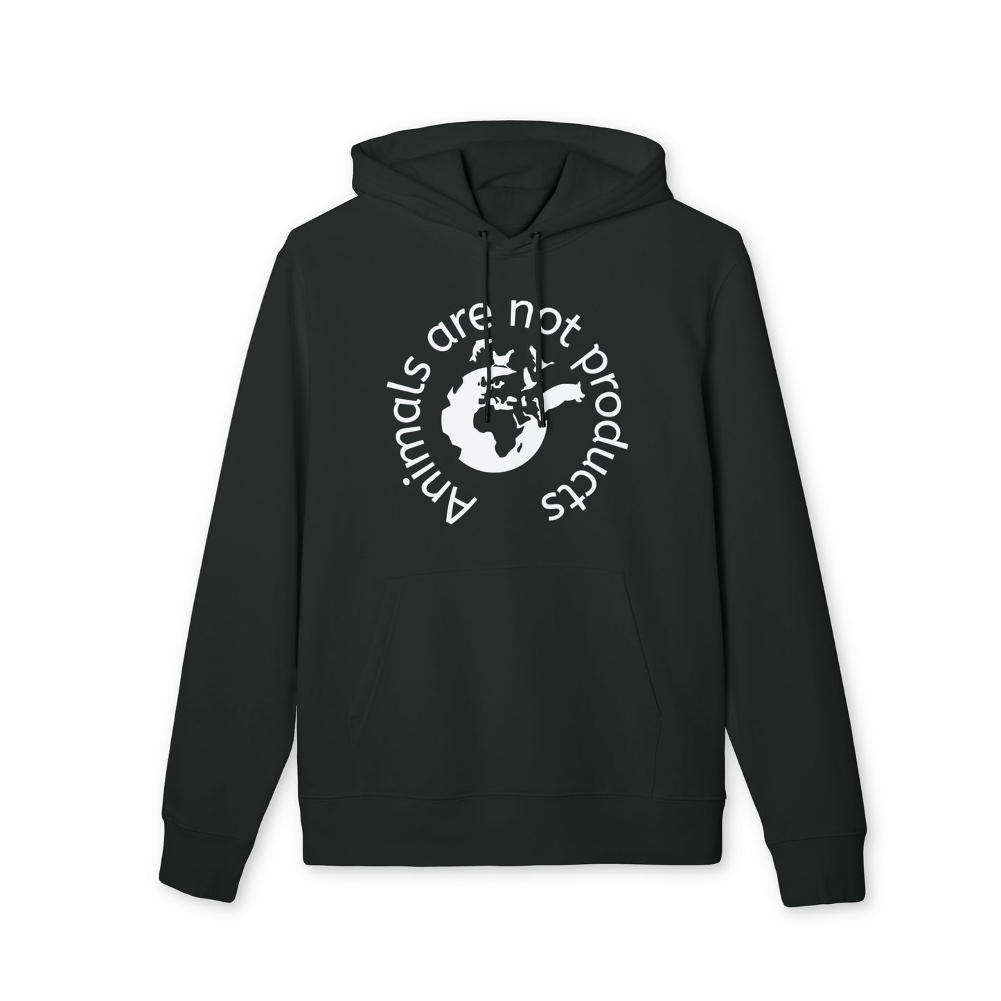 Cruiser Hoodie - Animals Are Not Products Logo
