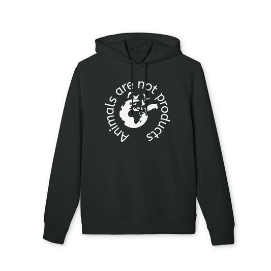 Cruiser Hoodie - Animals Are Not Products Logo