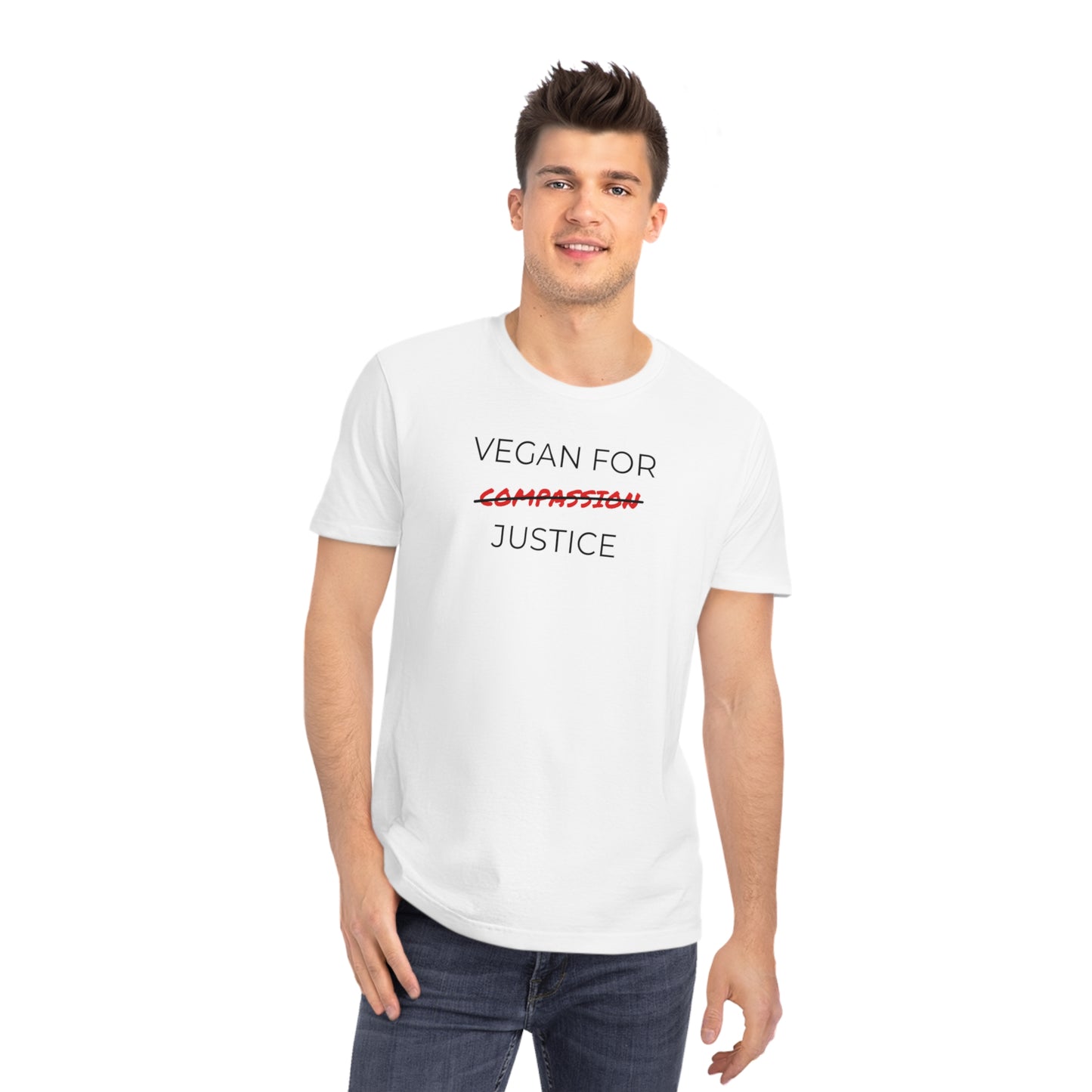 Vegan For Justice - Unisex T-shirt - Animal rights activism Shirt