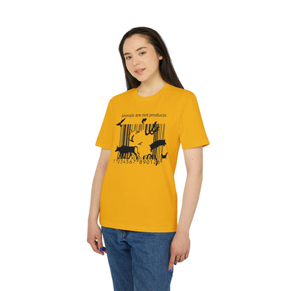 Animals Are Not Products - Unisex T-Shirt - Jumping out of Barcode