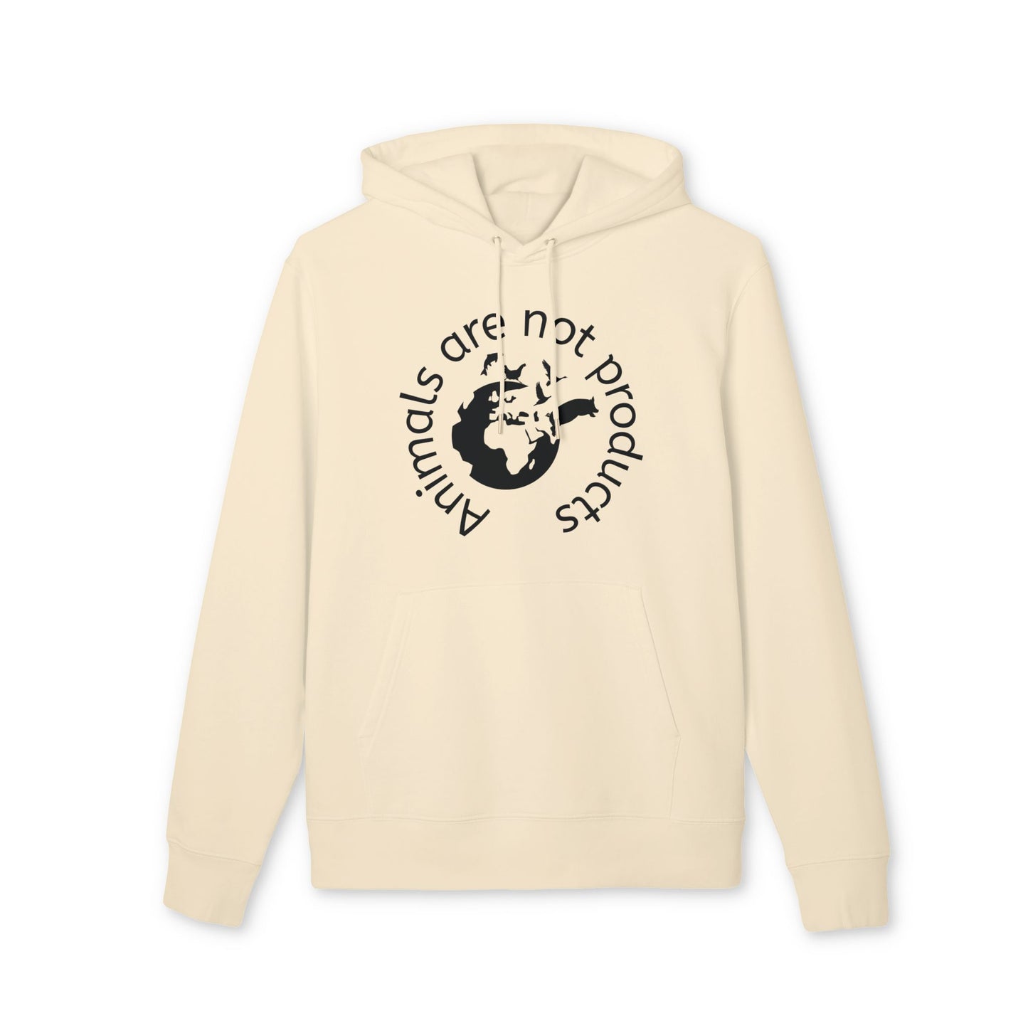 Cruiser Hoodie - Animals Are Not Products Logo