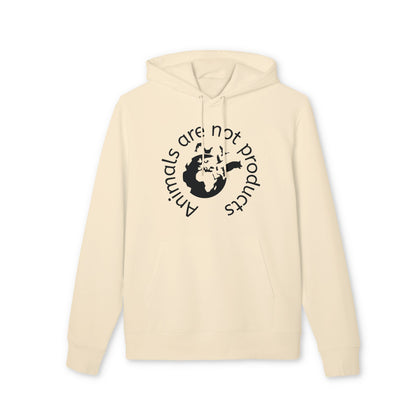 Cruiser Hoodie - Animals Are Not Products Logo