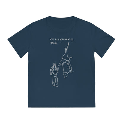 Who are you wearing today? - Unisex Rocker T-shirt - Against leather industry - cow skin to leather jacket
