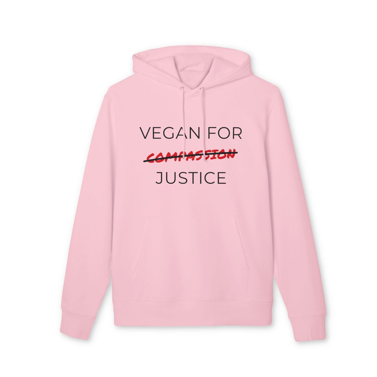 Vegan For Justice - Unisex Hoodie - Animal rights activism Hoodie