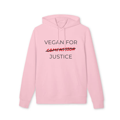 Vegan For Justice - Unisex Hoodie - Animal rights activism Hoodie