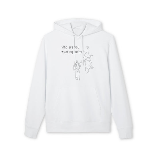 Who Are You Wearing Today? - Unisex Hoodie - Animal Skin Leather Industry - Cow Skin to Leather Jacket