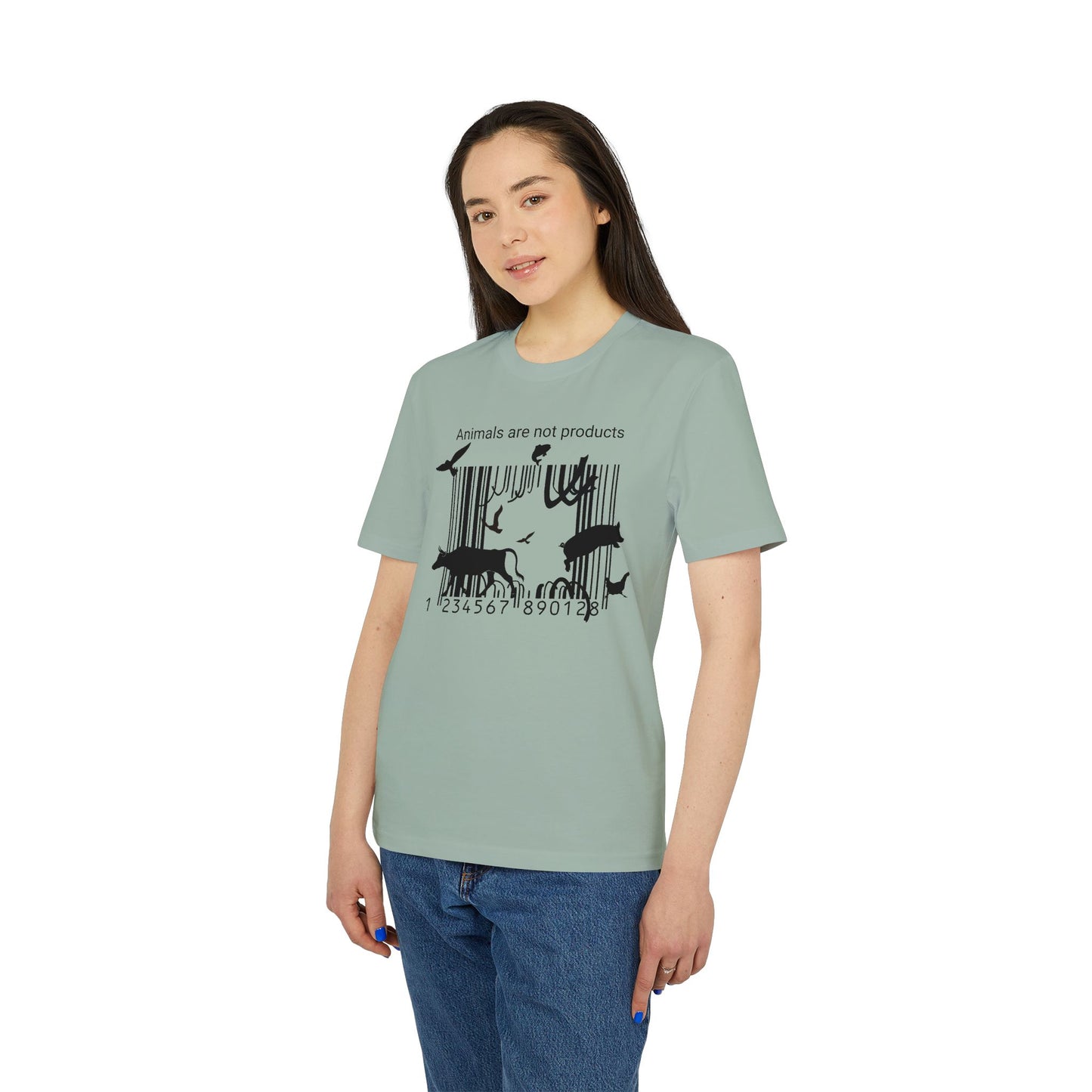 Animals Are Not Products - Unisex T-Shirt - Jumping out of Barcode