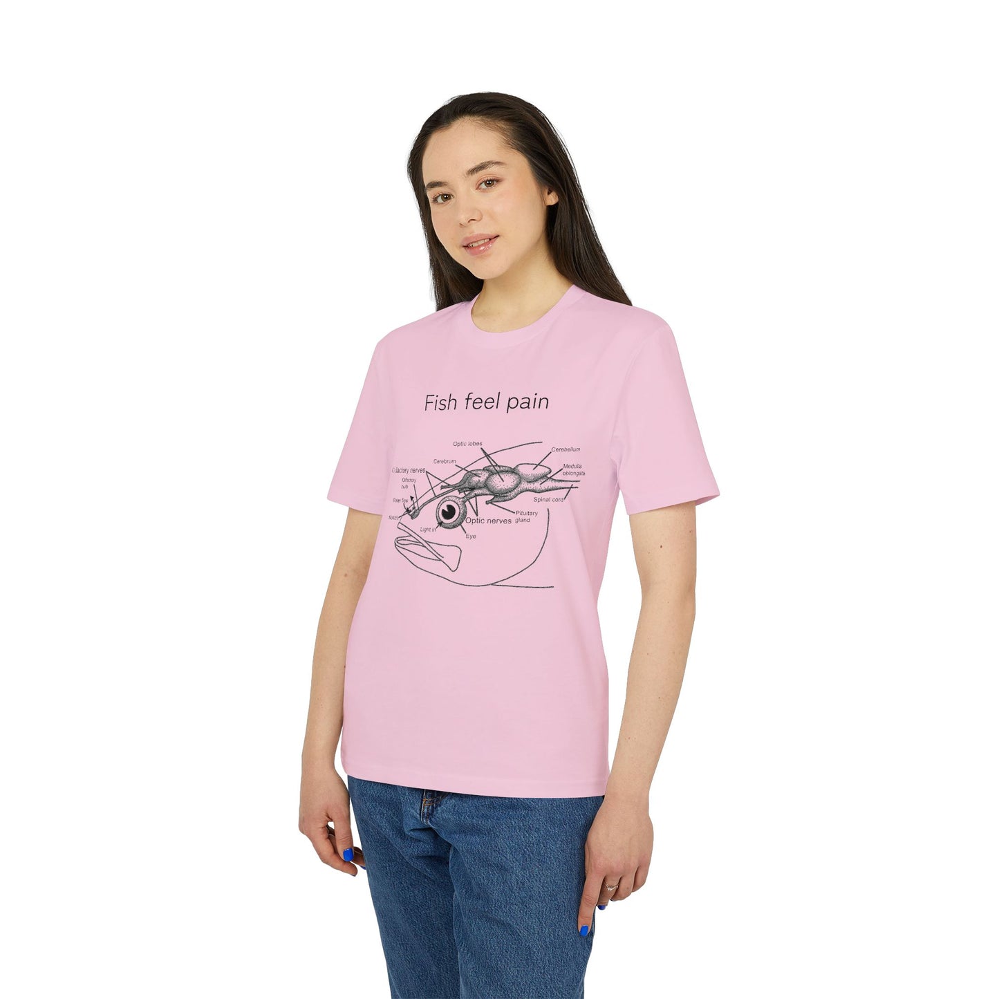 Fish Feel Pain T-Shirt - Unisex T-shirt - Graphic Tee - Fish are not vegetables
